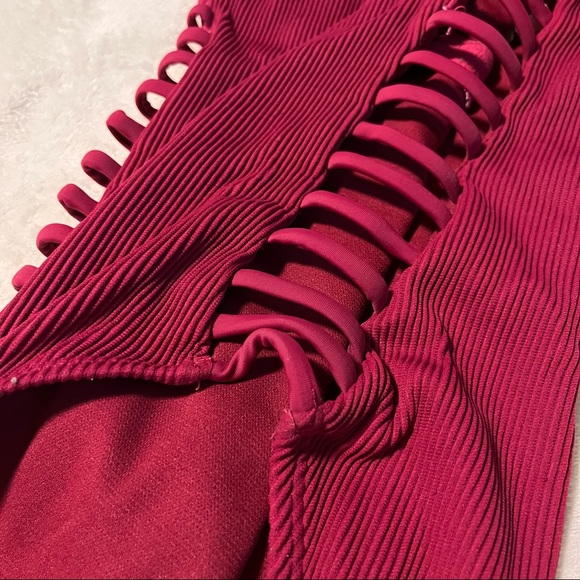 Side Cutout High Cut Swim - Picture 2 of 2